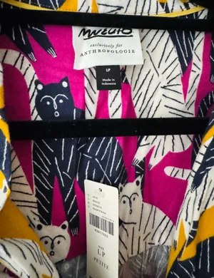 Anthropologie Marcello Velho Flannel Shirt, Size LP thumbnail 10