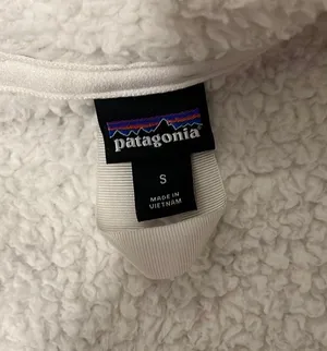 Patagonia White Fleece Quarter Zip thumbnail 3