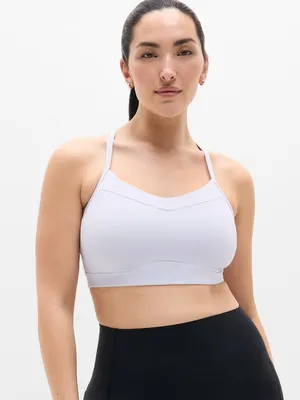 New Athleta M Vital Bra Dove Blue Medium Cup D-DD thumbnail 1