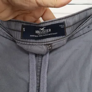Hollister Pants Womens S Adjustable-Rise Parachute Baggy Gray Drawstring thumbnail 2