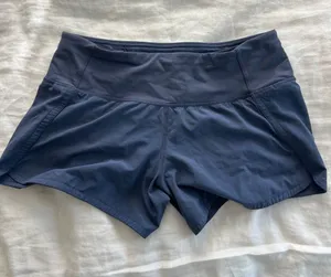 Lululemon Run Times Short II *4" Cadet Blue Sz 4 $58 thumbnail 1