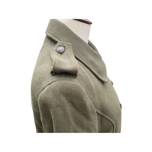 Banana Republic Military Pea Coat Olive Green Double Breasted Jacket Small thumbnail 3