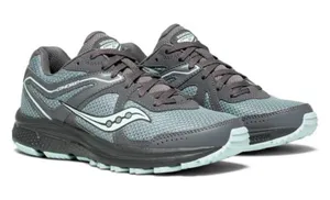 Saucony Cohesion 11 Womens Running Shoes Grey Mint Green Size 10 thumbnail 1