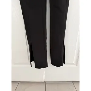 NBD Leena Strapless Black Crepe Jumpsuit Split Hem Straight Leg Cocktail Evening thumbnail 6
