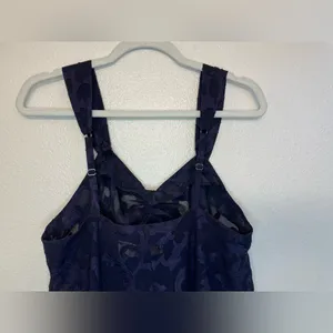Victoria's Secret Vintage Y2K Babydoll Dark Blue Chemises Top with Bow Size S‎ thumbnail 5