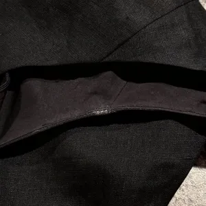 J Crew Little Black Dress Linen Midi Babydoll Y2K Minimalist Quiet Luxury 6‎ thumbnail 7