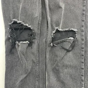 Abercrombie Fitch 26 2R The Ankle Straight‎ Ultra High Rise Jeans Distressed thumbnail 5