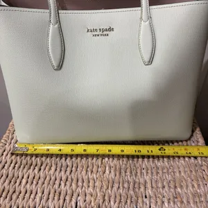 Kate Spade All Day Large Tote Bag Purse Handbag & Wristlet Pouch Mint‎ Green NEW thumbnail 8