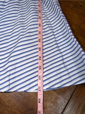 Polo Ralph Lauren Striped Bib-Front Poplin Dress Preppy Chic Tuxedo Dress Sz 14‎ thumbnail 7