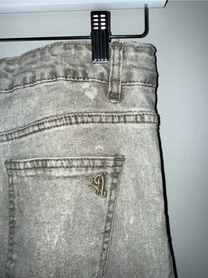 VIP Jeans Gray Acid Wash Multi Pocket Cargo Jeans Women 9/29 Y2K thumbnail 7