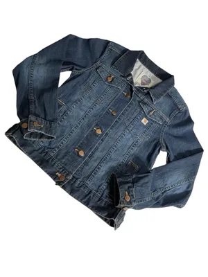 Vintage Carhartt Women's Denim Jacket Indigo Blue Size SP Pockets Light Wash thumbnail 3