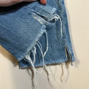 Madewell The Curvy Perfect Vintage Raw Hem Distressed Jean Women Blue 23T Tall thumbnail 3