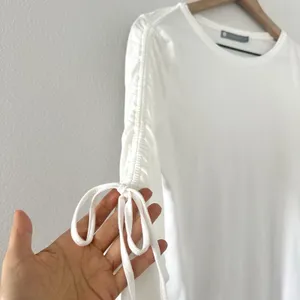 100% Cotton Tie Bell Sleeve Top InCashmere S Whimsy Fairy Ren Faire Boho Cottage thumbnail 3