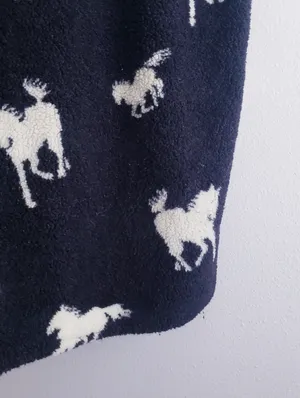 Outback Trading Co Horse Western Sherpa Vest thumbnail 6