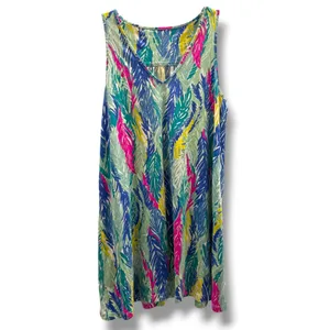 Lilly Pulitzer Blythe Swing‎ Dress S Light As A Feather Pima Cotton Tank Casual thumbnail 2