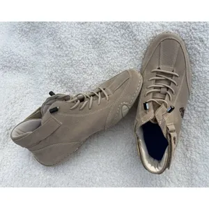 LDeck Women’s 3/4 Top Hiking Shoes Slip-on Laced-up Size 36 Beige Comfortable thumbnail 2