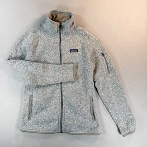 Patagonia Better Sweater Full Zip Jacket Gray Heather Fleece Women Small thumbnail 1