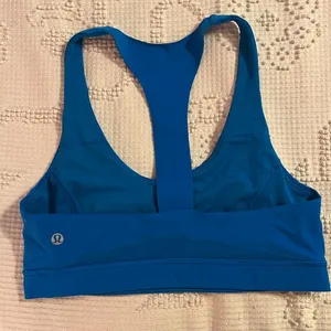 Lululemon Break Free Bra Nulux, Amalfi Blue, size 8 thumbnail 2