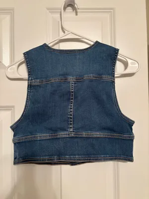 American Eagle Jean Vest Denim thumbnail 2