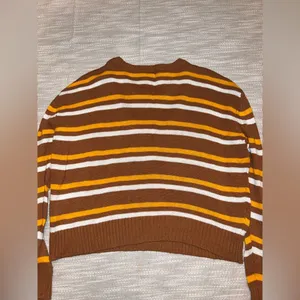 Garage Brown‎ Striped Cropped Sweater Size P/S (XS/S) thumbnail 2