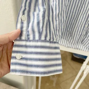 a.n.a Button-Up Blouse Striped Medium Long Sleeve thumbnail 5