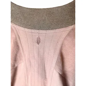Free People FP Movement Apex Pullover Blush Pink Quarter Zip Oversized Sweater L thumbnail 10