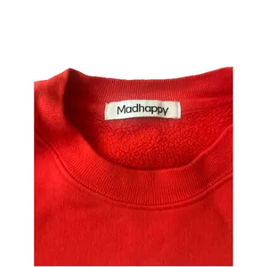 Madhappy Cooper Capsule Fleece Crewneck Sweatshirt Red with Logo Streetwear thumbnail 4