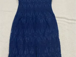 LULUS Lace Slip Dress in Navy Blue - Women's Elegant Spaghetti Strap thumbnail 5