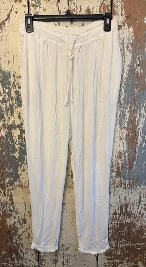 Blue Life white lounge beach womens pants, size Small thumbnail 1
