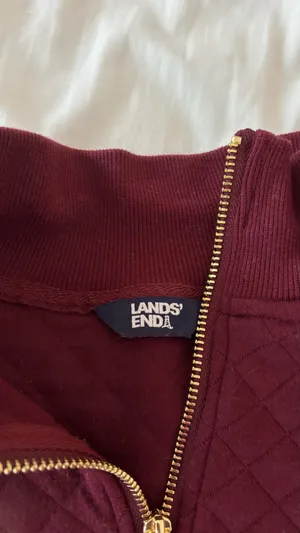 Lands' End Quarter-Zip Fleece Pullover thumbnail 2