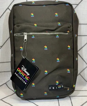 Disney Sling Bag One Size‎ Black Pride Collection Rainbow Mickey Crossbody NWT thumbnail 1