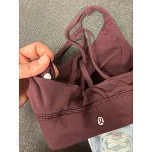 Lululemon burgendy sports bra thumbnail 5