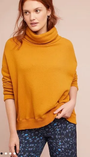 Anthropologie AG The Haven Funnel-Neck Sweatshirt thumbnail 1