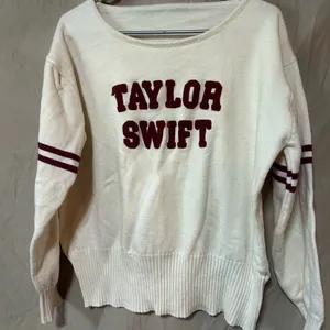 Taylor Swift Collegiate Knit Sweater - Red TS Era thumbnail 1