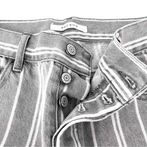 PacSun Gray Double Stripe High Waisted Straight Leg Jeans‎ 27 thumbnail 6