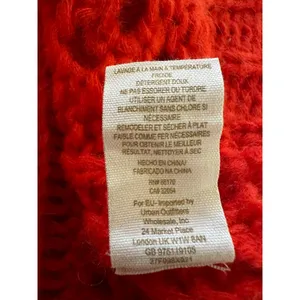 Free People "Wildfire" cable knit sweater size medium thumbnail 8