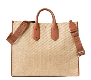 BOSS Sandy Tote in Natural Beige Womens Bag Travel Handbag thumbnail 1