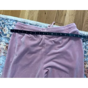 Paris Hilton pink jumpsuit rhinestone sweatpants thumbnail 5