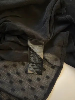 NWT! Anthropologie Black V-Neck Peplum Blouse thumbnail 6