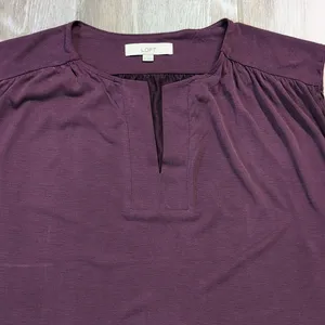 Loft Slitneck Sleeveless Top | Loft Loose fit Sleeveless Shirt thumbnail 8