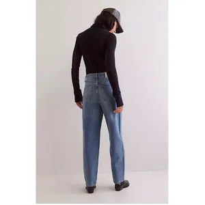 NWT Free People We‎ The Free Cora Long Rise Slouchy Jeans Size 27 Baggy thumbnail 2