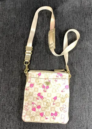 Vintage Coach Waverly Cherries Print Crossbody Purse thumbnail 1