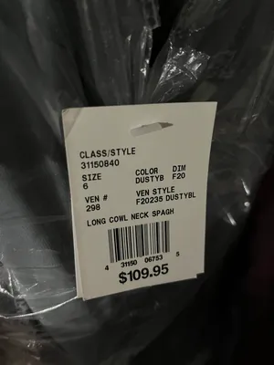 David’s Bridal Dusty Blue Bridesmaid Maxi Dress thumbnail 5
