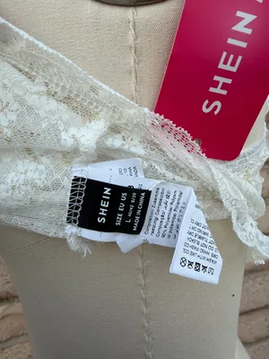 🥂 Shein Icon White Lace Corset Going-Out Crop Top | Size L thumbnail 6