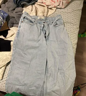 Abercrombie Wide-Leg Jeans High-Rise thumbnail 1