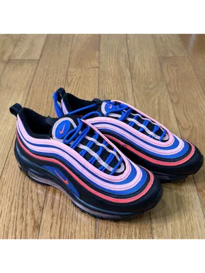 Size US 6Y Nike Air Max 97 GS Black Pink Blue (CT1578-001) Women’s US 7.5 thumbnail 4