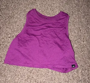Alphalete flowy cropped tank top purple thumbnail 1