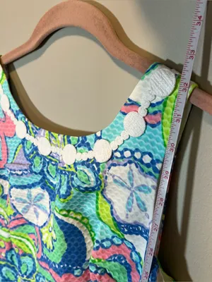 Lilly Pulitzer Delia Shift‎ Dress Conch Republic Multi Blue Green Pink 2 NWT thumbnail 10