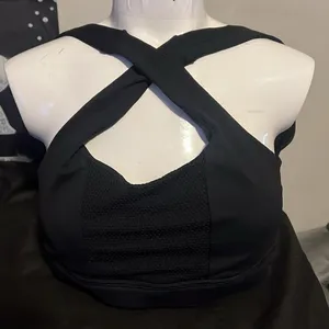 Strappy Sports bra Sexy Criss Cross Back Sports Bras Yoga Size Small/Medium thumbnail 1
