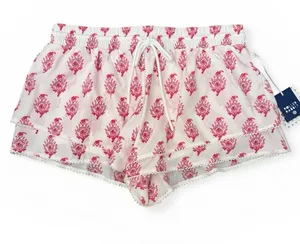 Roller Rabbit x Target Bouquet Drawstring Skort Shorts Pink Limited Edition M thumbnail 1